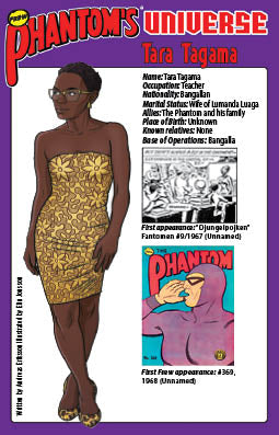 Phantom's Universe Character Card #36 - Tara Tagama