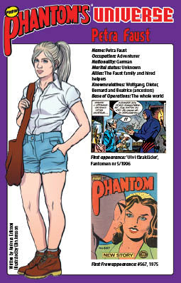 Phantom's Universe Character Card #37 - Petra Faust