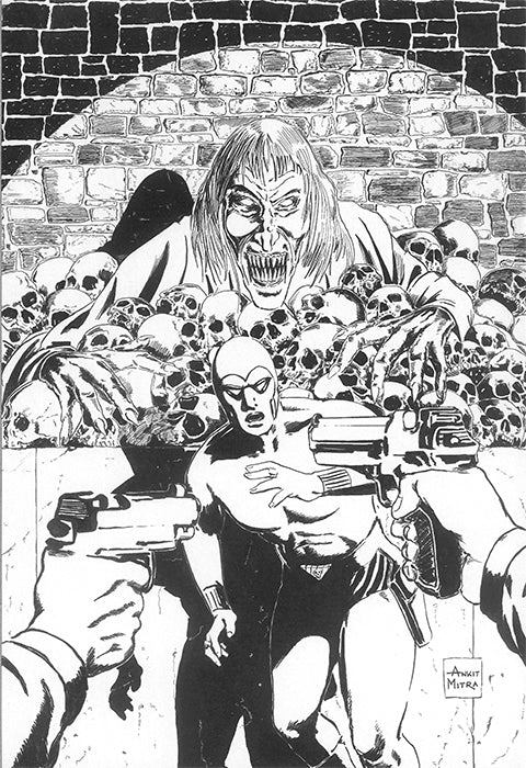 Phantom Regal Comic #30 B/W Cover Art Print