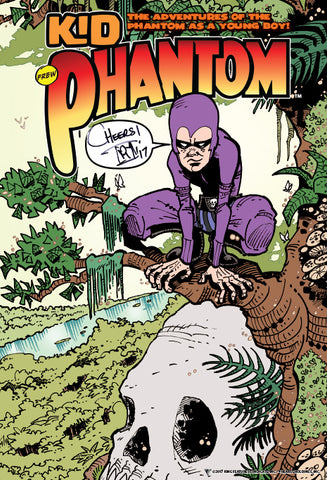 Kid Phantom  #1 - Poster signed