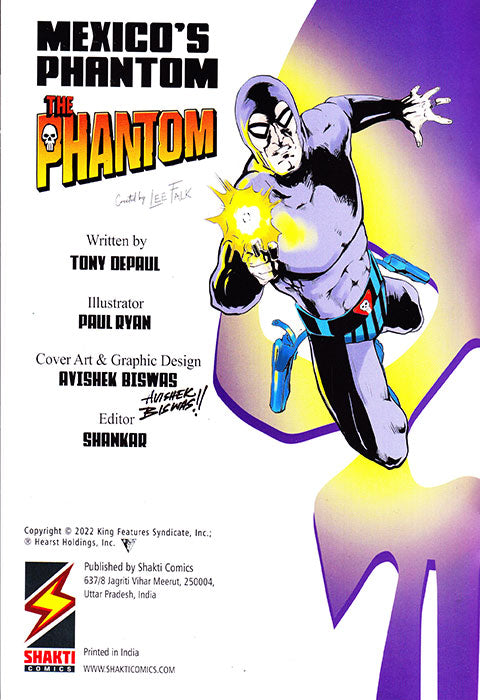 Shakti Phantom Comic #5 Signature