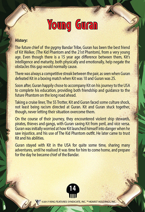 Phantom's Universe Character Card #14 - Young Guran