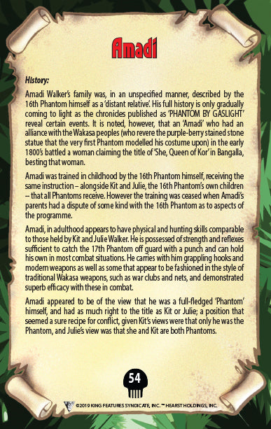 Phantom's Universe Character Card #54 - Amadi