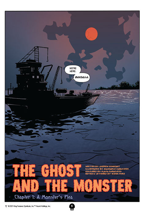 "The Ghost and the Monster" Graphic Novel No 2 (on sale now!)