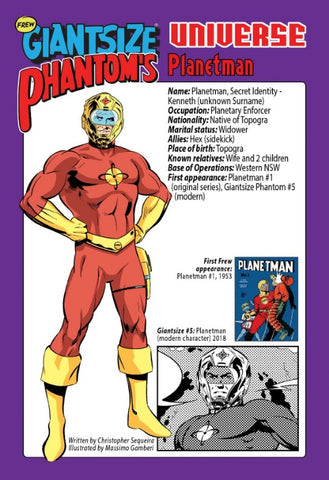 Phantom's Universe Character Card #72 - Planetman