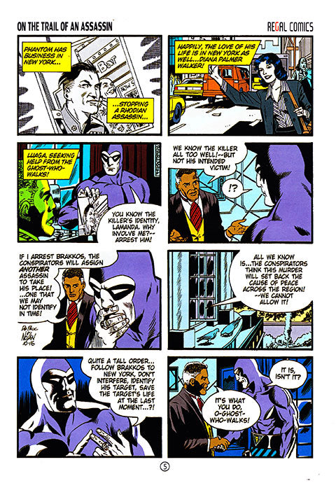 Phantom Regal Comic #8 Signature