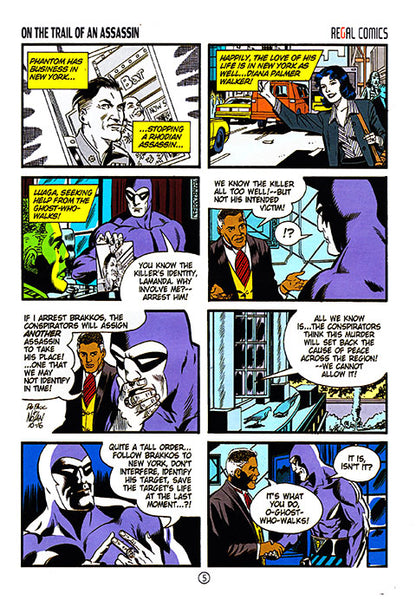 Phantom Regal Comic #8 Signature