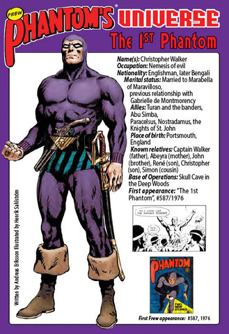 Phantom's Universe Character Card #24 - The 1st Phantom