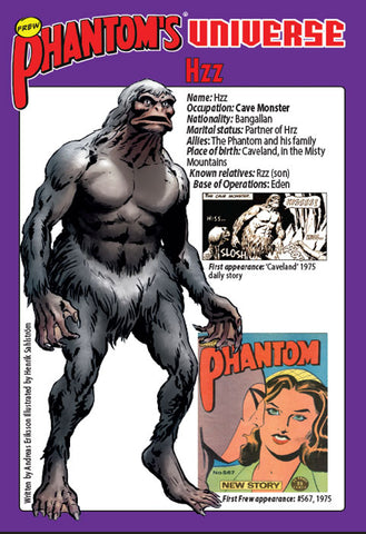 Phantom's Universe Character Card #28 - Hzz