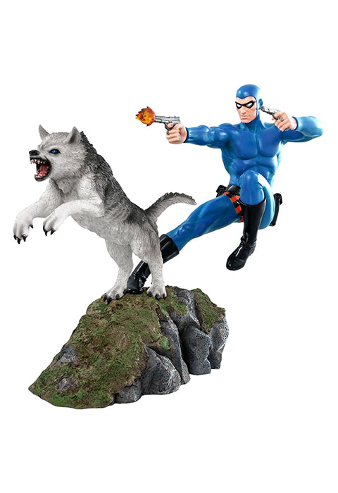 The Phantom - Phantom and Devil Statue - BLUE