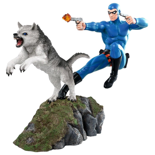 The Phantom - Phantom and Devil Statue - BLUE