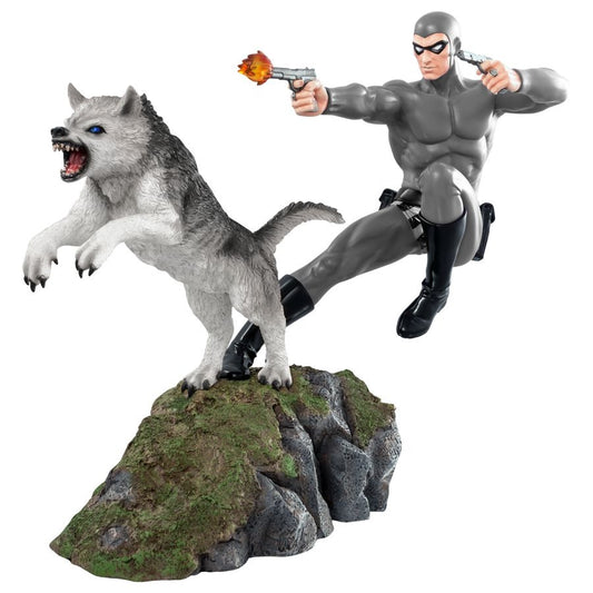 The Phantom - Phantom and Devil Statue - GREY