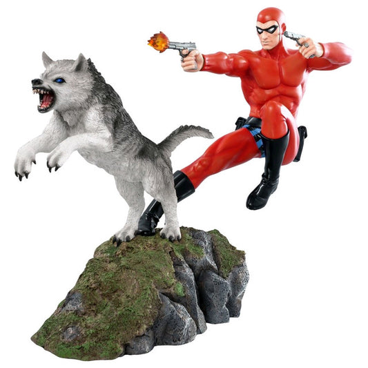 The Phantom - Phantom and Devil Statue - RED
