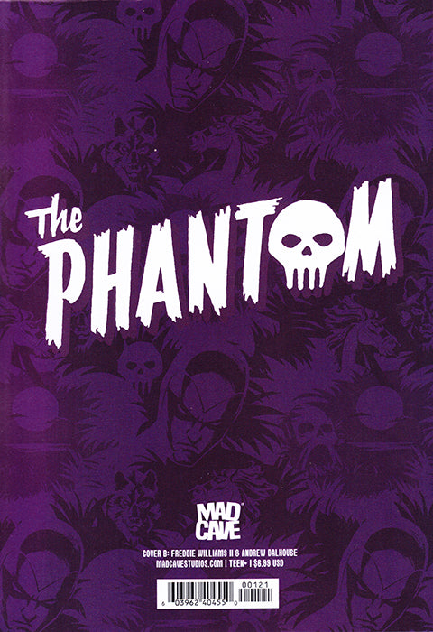 Mad Cave Phantom vs. The Sky Band #1 - Cover B: Freddie Williams II & Andrew Dalhouse