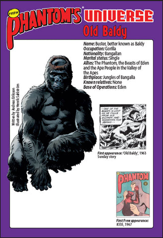 Phantom's Universe Character Card #31 - Old Baldy
