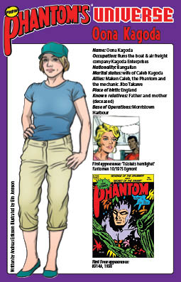Phantom's Universe Character Card #38 - Oona Kagoda