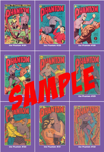 Phantom Philecard #1629 - 1637