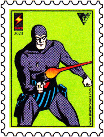 Shakti Comic Phantom Stamp Cut Out