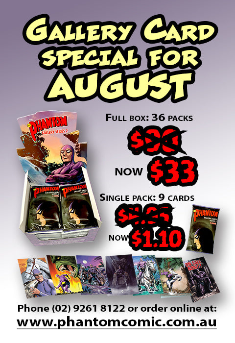 NEW - The Phantom Gallery Series 2 Trading Cards Box ( 36 packs x 9 cards in a box)