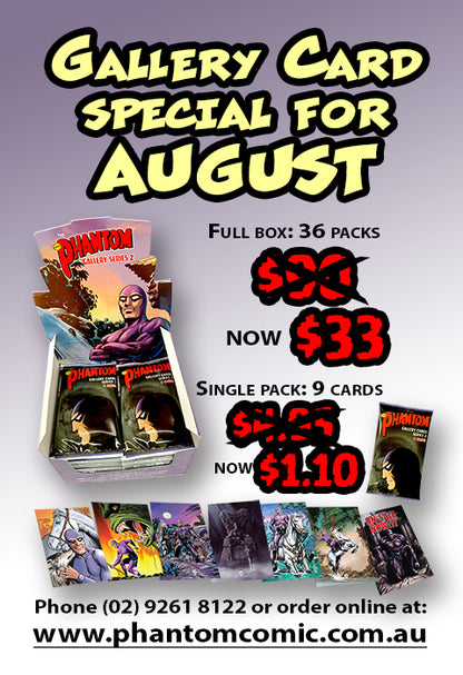 NEW - The Phantom Gallery Series 2 Trading Cards Box ( 36 packs x 9 cards in a box)
