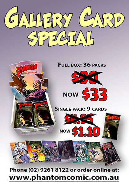 NEW - The Phantom Gallery Series 2 Trading Cards (9 cards pack)