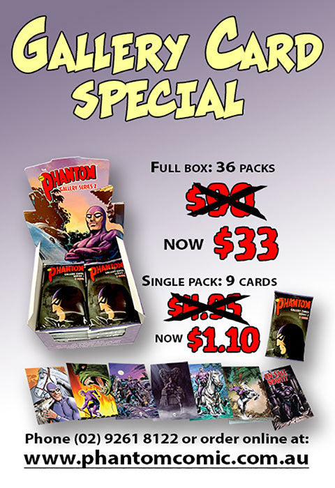 NEW - The Phantom Gallery Series 2 Trading Cards Box ( 36 packs x 9 cards in a box)