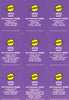 Uncut Philecard sheet #1584-1592
