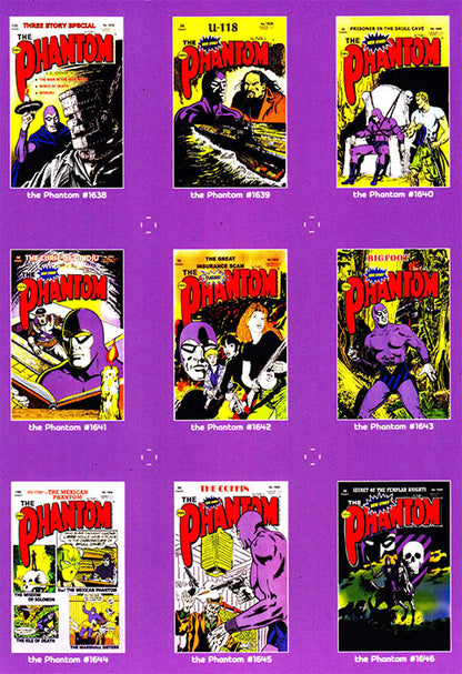 Phantom Philecard #1638 - 1646