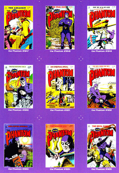 Phantom Philecard #1647 - 1655