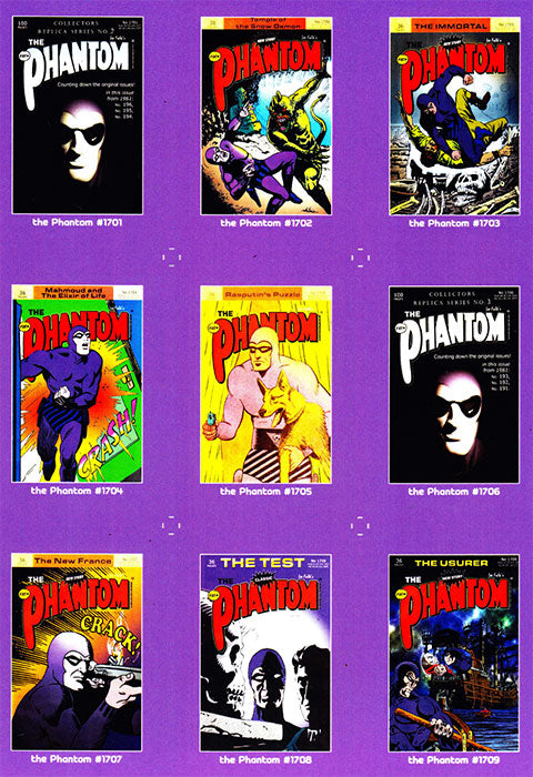 Phantom Philecard #1701-1709
