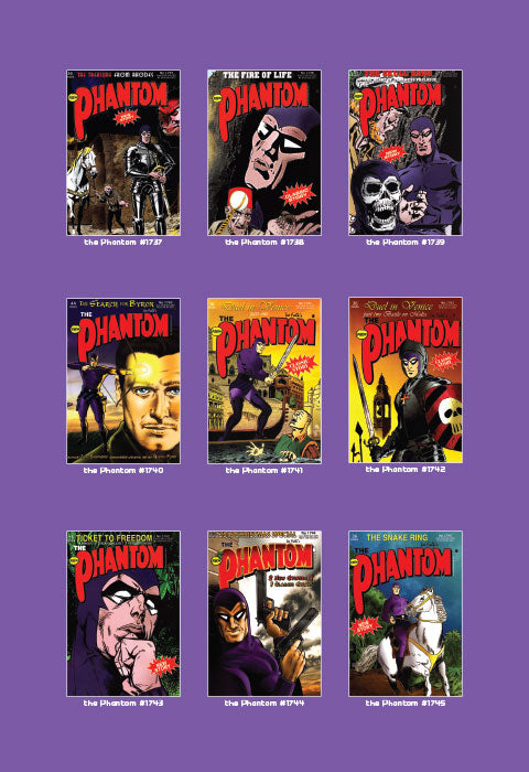 Phantom Philecard #1737-1745