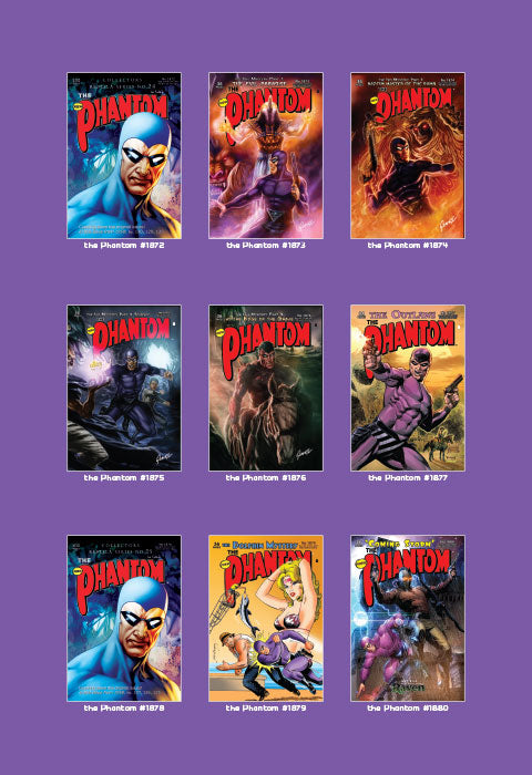 Phantom Philecard #1872-1880