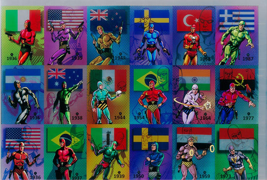 The Phantom's World Cards Uncut Sheet
