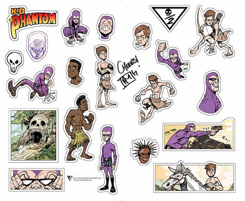 Kid Phantom Sticker signed
