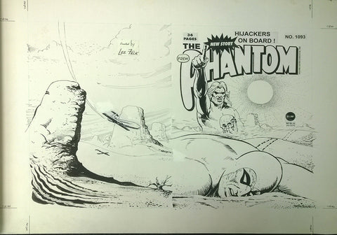 Original Cover Drawing of Antonio Lemos - Issue 1093 + Comic