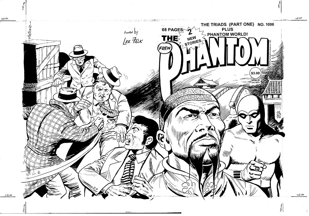 Original Cover Drawing of Antonio Lemos - Issue 1096