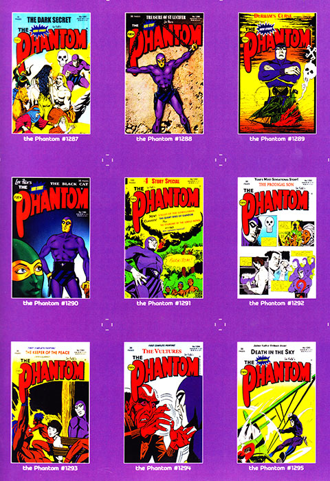 Phantom Philecard #1287 - 1295