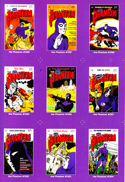 Phantom Philecard #1296 -1304