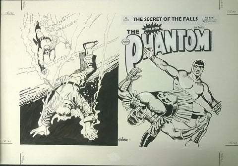 Original Cover Drawing of Antonio Lemos - Issue 1387 + Comic