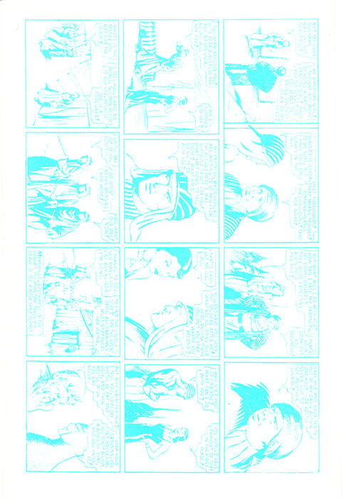 Blueline printers proof