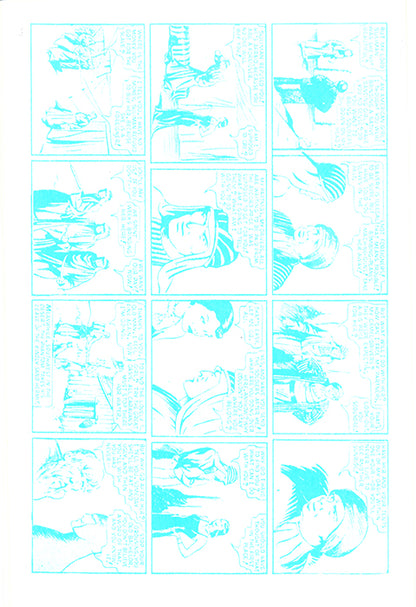 Blueline printers proof