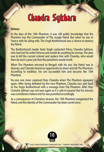 Phantom's Universe Character Card #10 - Chandra Sykharn