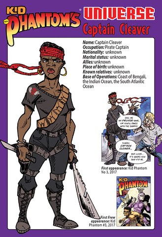 Phantom's Universe Character Card #16 - Captain Cleaver