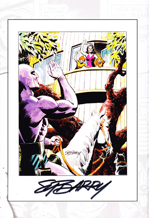 Phantom - 70th Anniversary Hard Cover signed by Sy Barry