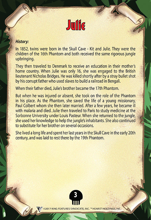 Phantom's Universe Character Card #03 - Julie