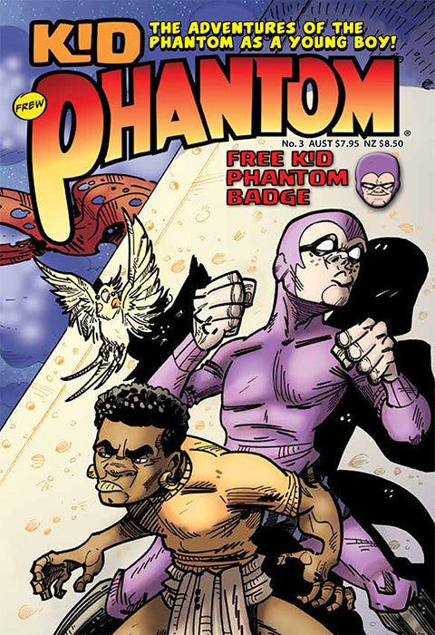 Kid Phantom Issue No 3, 2018 + Phantom's Universe card #11 Kid Phantom
