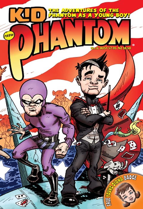 Kid Phantom Issue No 6, 2018 + Phantom's Universe card #17 Young Mandrake