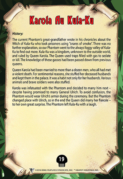 Phantom's Universe Character Card #19 - Karola Au Kula-Ku