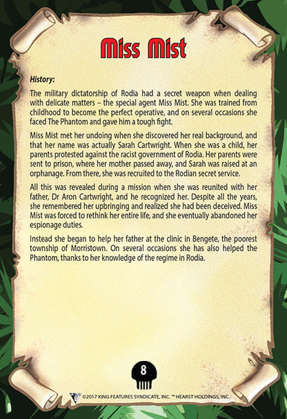 Phantom's Universe Character Card #08 - Miss Mist