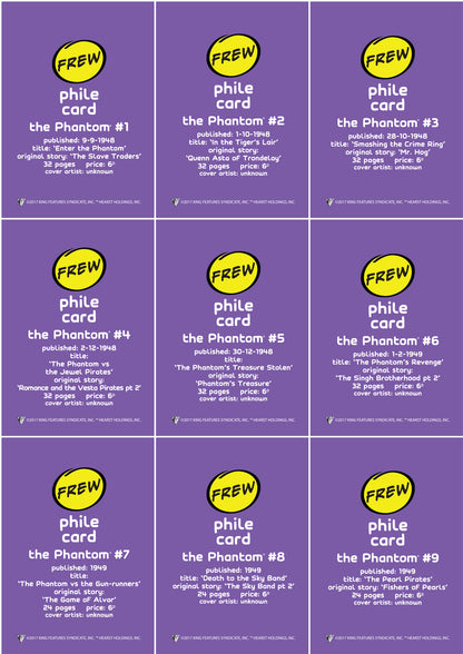Phantom Philecard #1-9
